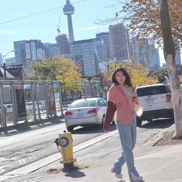 Mindy Oversized Button Up Top - Picture 6 of 6